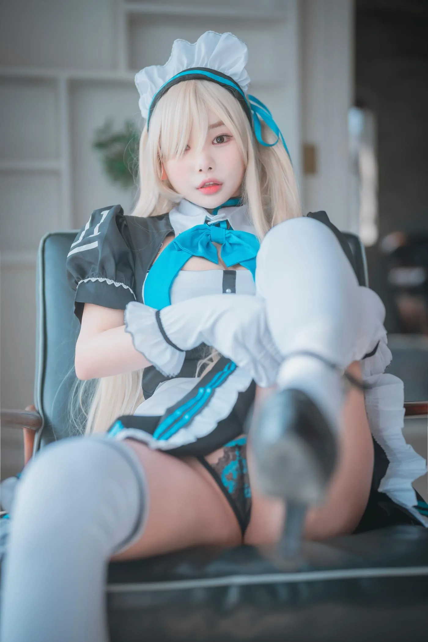 Zzyuri (쮸리) – NO.20 [DJAWA] 明日奈的女仆庄园 [88P]插图8